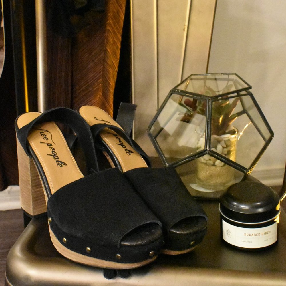 Free People Justine Platform Block Heel Sandal